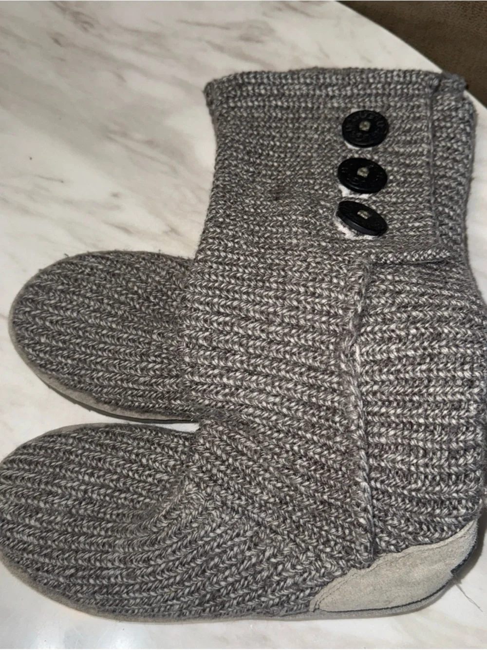 UGG Cardi knit grey size woman 7 boots